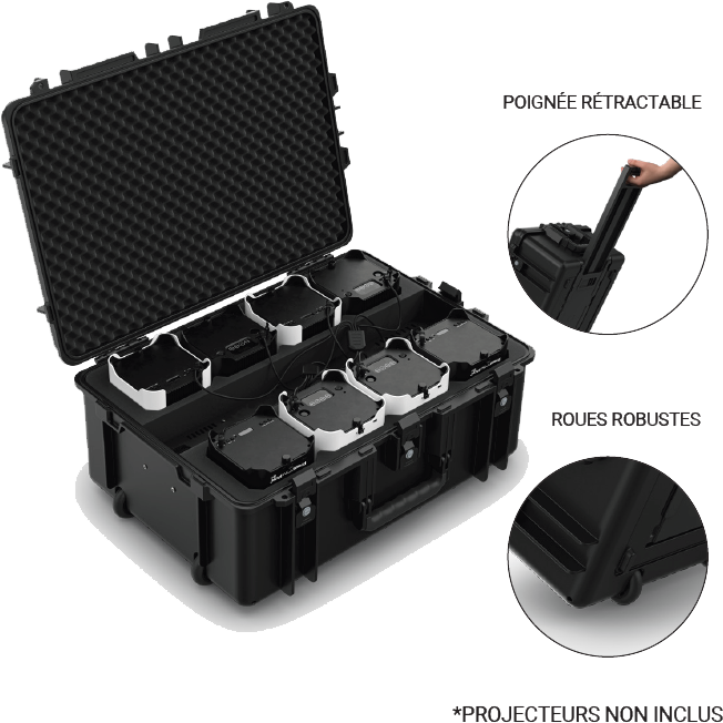 Chauvet Dj Freedom Charge 8p - Trolley DJ - Main picture