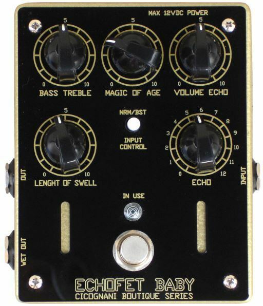 Cicognani Engineering Echofet Baby Boutique - Pedal de reverb / delay / eco - Main picture