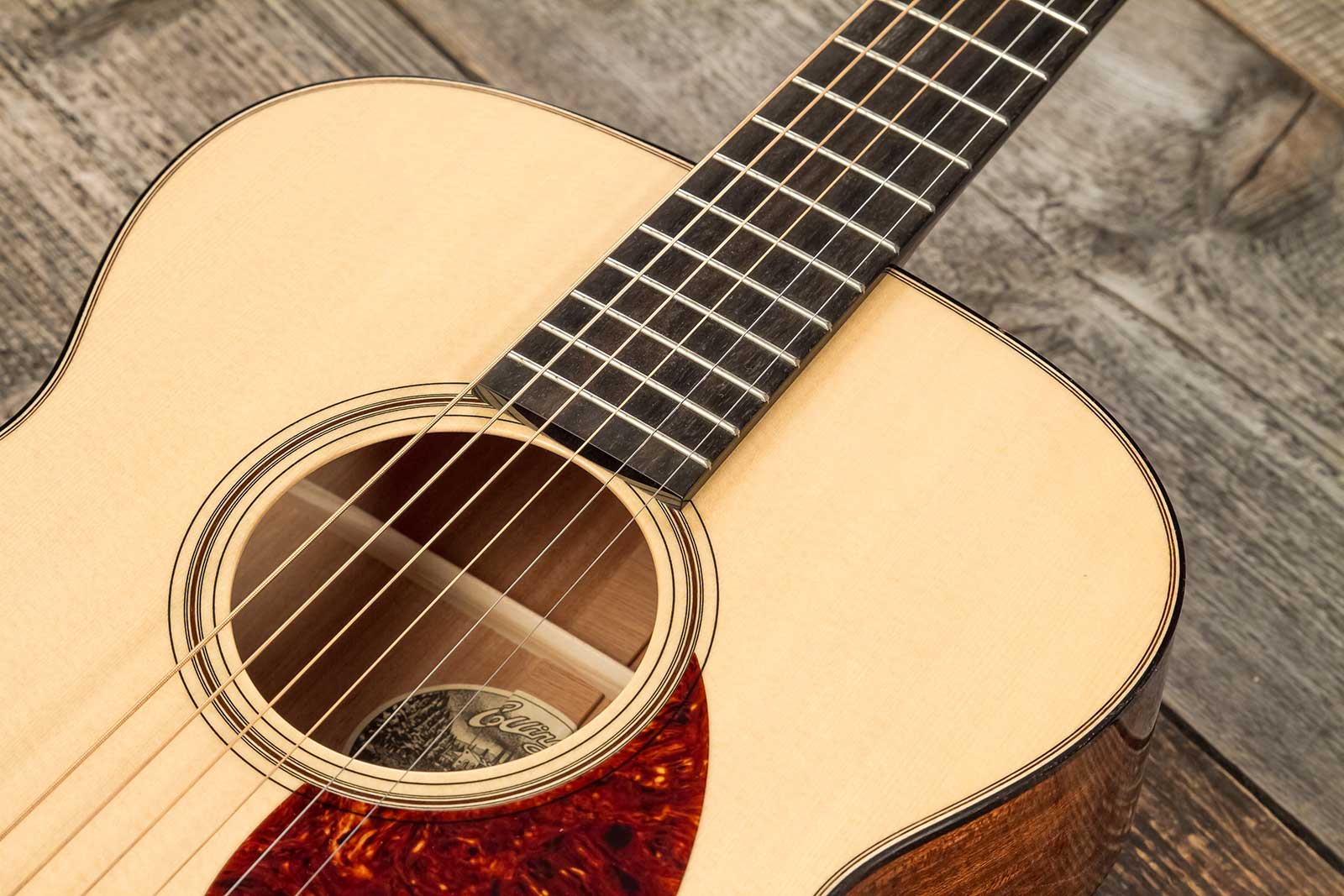 Collings 001 14-fret Traditional Grand Concert Epicea Acajou Eb #34443 - Natural - Guitarra folk - Variation 4