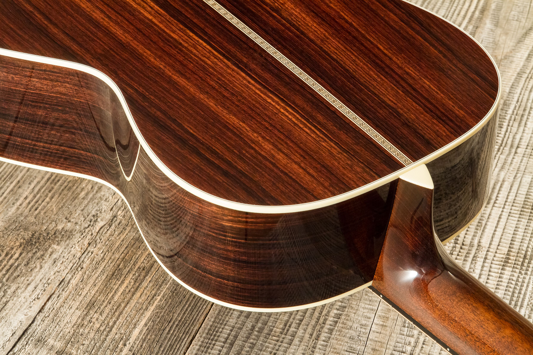 Collings 002h 12-fret Epicea Palissandre Eb #34811 - Natural High Gloss - Guitarra folk - Variation 5