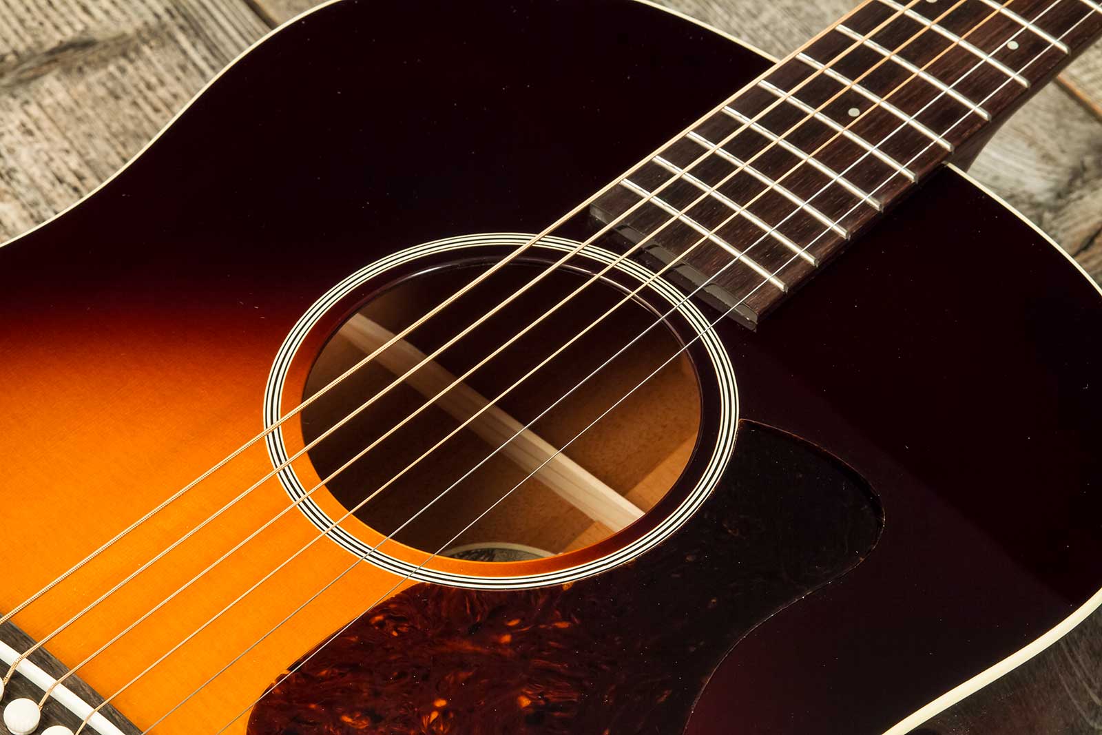 Collings Cj-45 T Traditional Dreadnought Epicea Acajou Rw #34450 - Sunburst - Guitarra folk - Variation 3