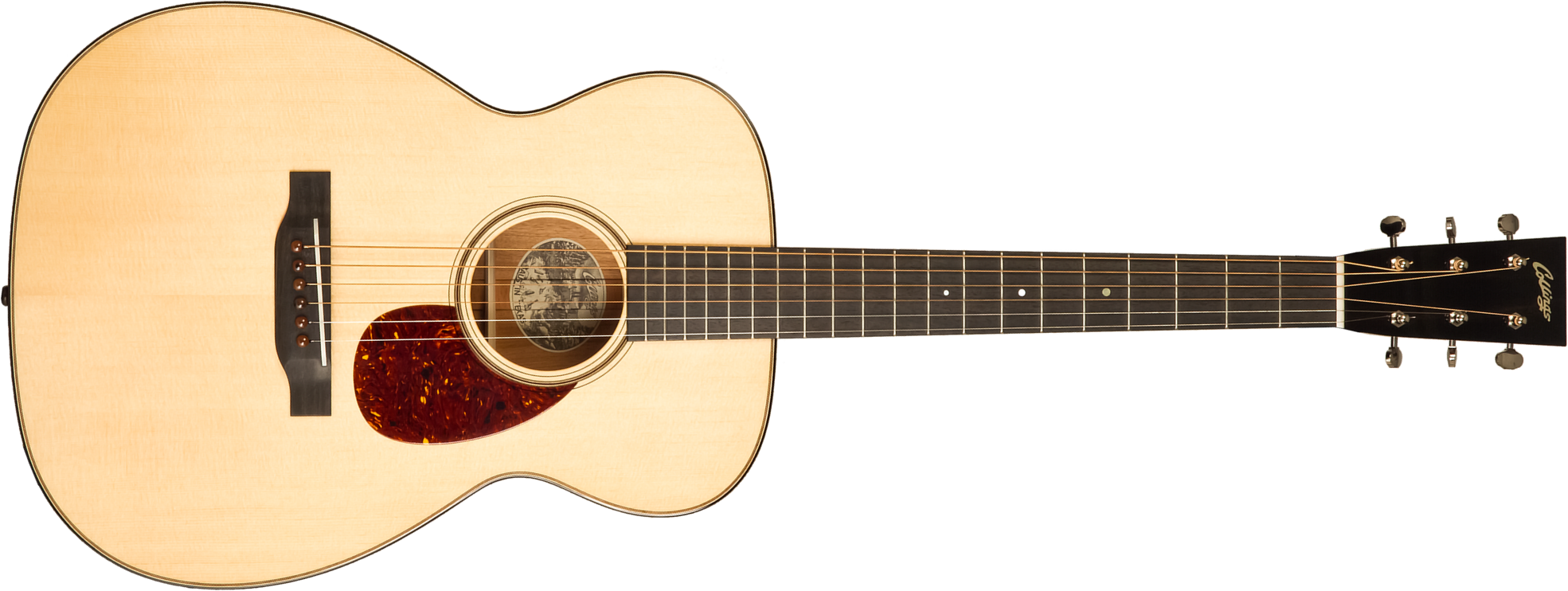 Collings 001 14-fret Traditional Grand Concert Epicea Acajou Eb #34443 - Natural - Guitarra folk - Main picture