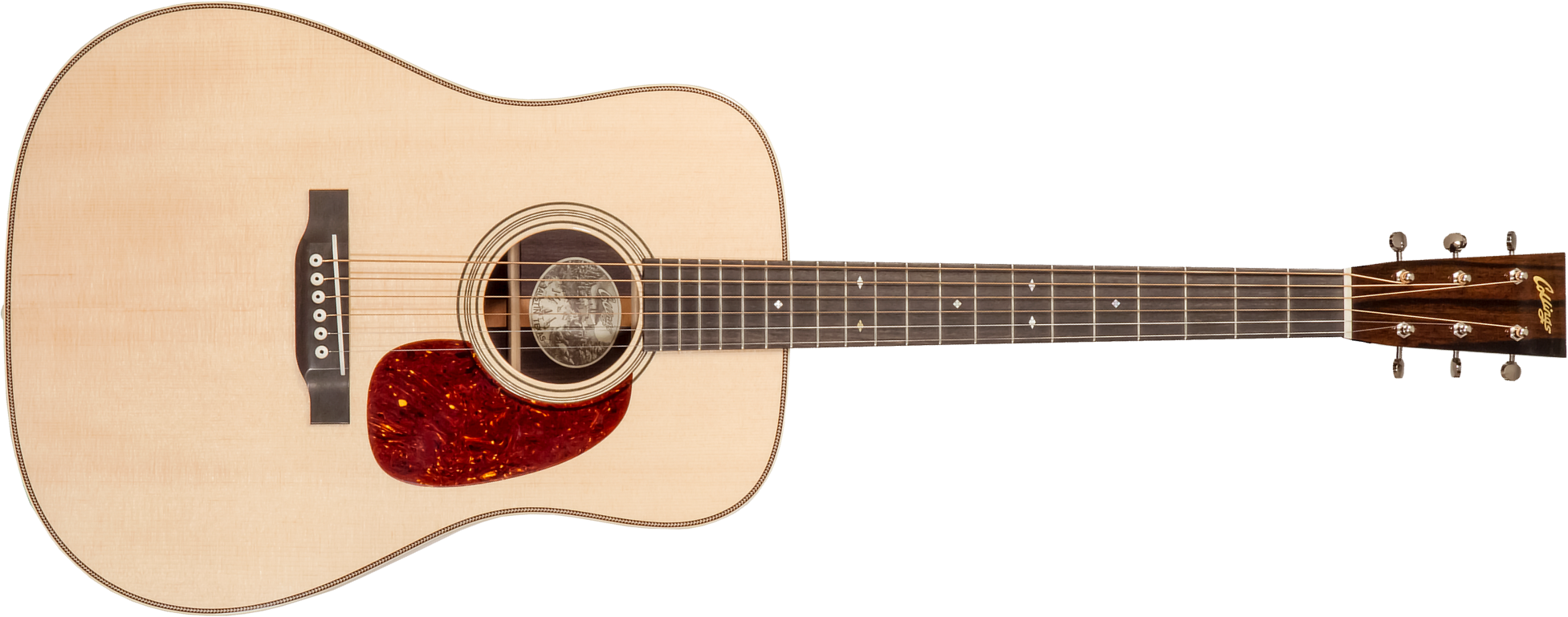 Collings D2h Custom Dreadnought Epicea Palissandre Eb #33756 - Natural High Gloss - Guitarra acústica & electro - Main picture