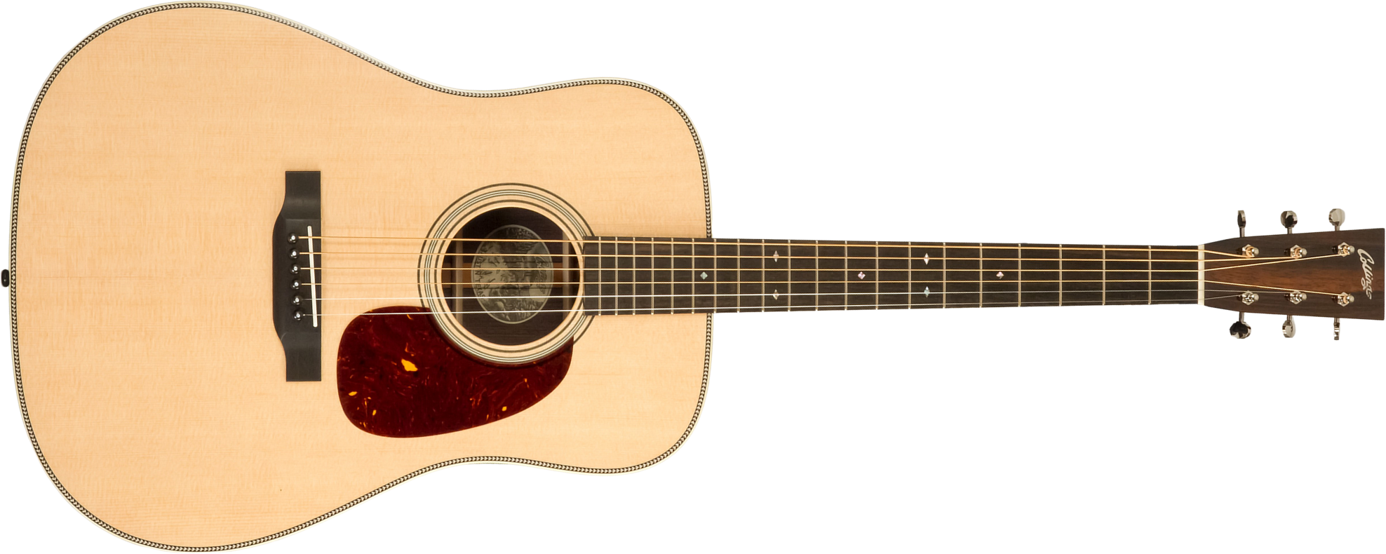 Collings D2h Standard Dreadnought Epicea Palissandre Eb #35203 - Natural High Gloss - Guitarra folk - Main picture