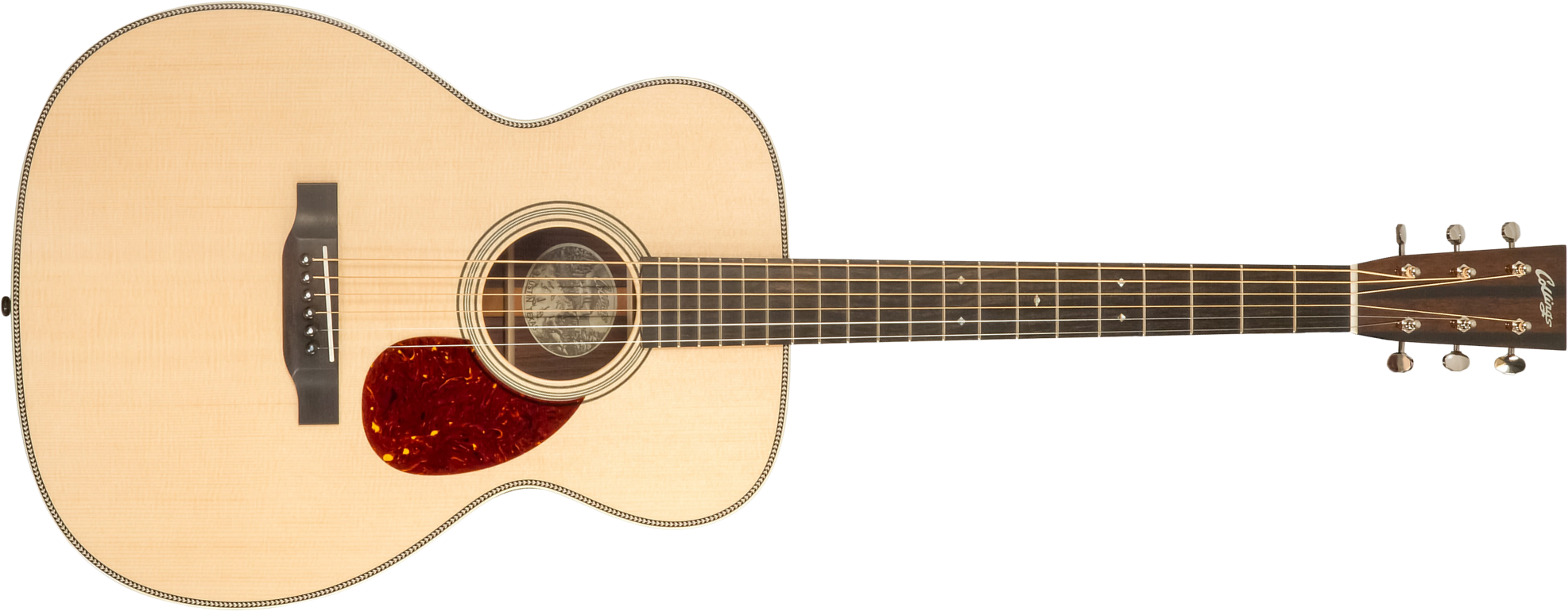 Collings Om2h Standard Orchestra Model Epicea Palissandre Eb #35207 - Natural High Gloss - Guitarra folk - Main picture