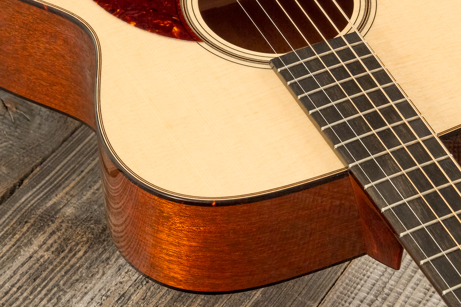 Collings Om1t Traditional Orchestra Model Epicea Acajou Eb #35214 - Natural High Gloss - Guitarra folk - Variation 4