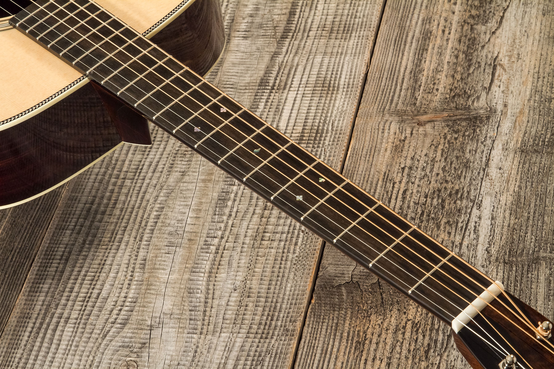 Collings Om2h Ss Orchestra Model Shsc Epicea Palissandre Eb #34819 - Natural High Gloss - Guitarra folk - Variation 5