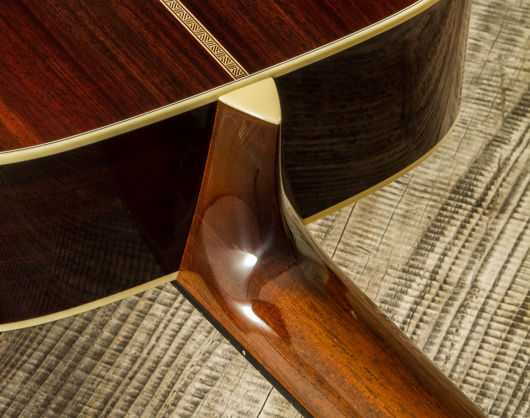 Collings Om2h Ss Orchestra Model Shsc Epicea Palissandre Eb #34819 - Natural High Gloss - Guitarra folk - Variation 8