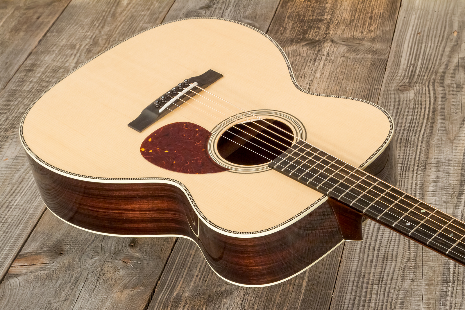 Collings Om2h Standard Orchestra Model Epicea Palissandre Eb #35207 - Natural High Gloss - Guitarra folk - Variation 2