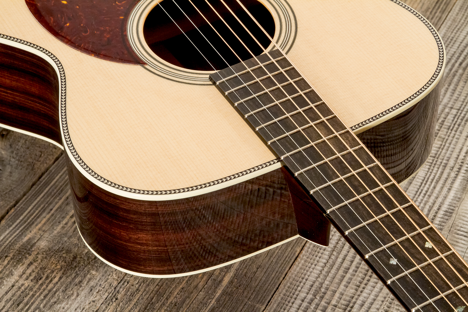 Collings Om2h Standard Orchestra Model Epicea Palissandre Eb #35207 - Natural High Gloss - Guitarra folk - Variation 4