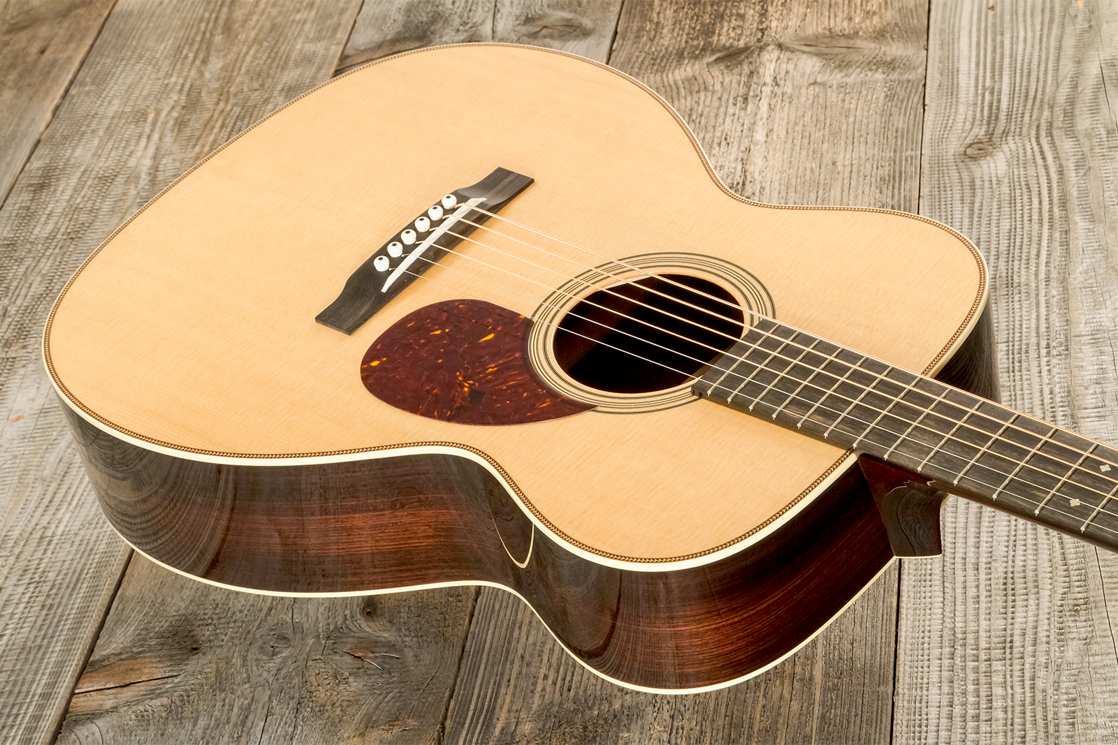 Collings Om2h T Traditional Orchestra Model Epicea Palissandre Eb #35208 - Natural High Gloss - Guitarra folk - Variation 2