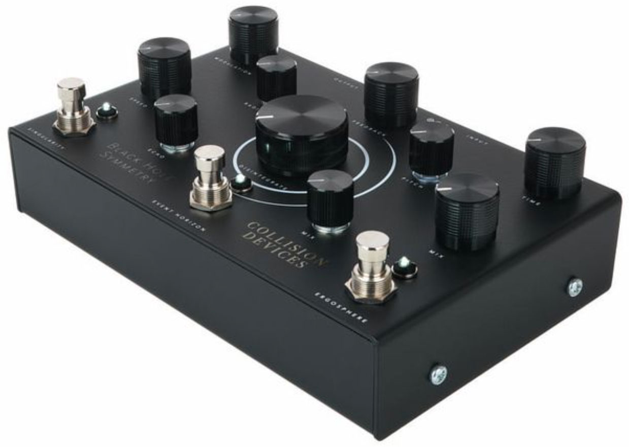 Collision Devices Black Hole Symmetry Delay Reverb Fuzz - Pedalera multiefectos para guitarra eléctrica - Variation 1