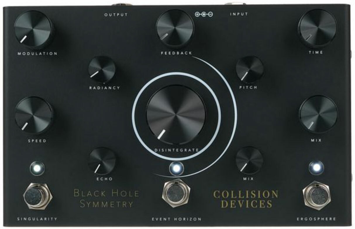 Collision Devices Black Hole Symmetry Delay Reverb Fuzz - Pedalera multiefectos para guitarra eléctrica - Main picture