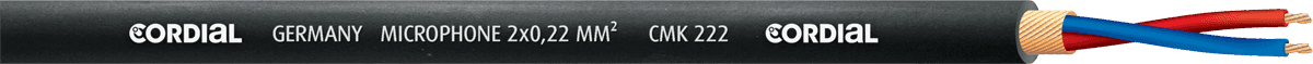 Cordial Cmk222black100 - Metros lineales de cable - Main picture