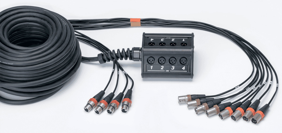 Cordial Essentials 8 Entrees / 4 Sorties - 15m - Cable multipolar - Main picture
