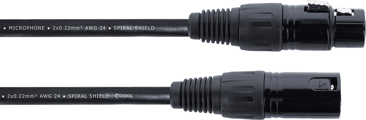 Cordial Symetrique Xlr - Xlr Male/xlr Femelle - 10m - Cable - Main picture