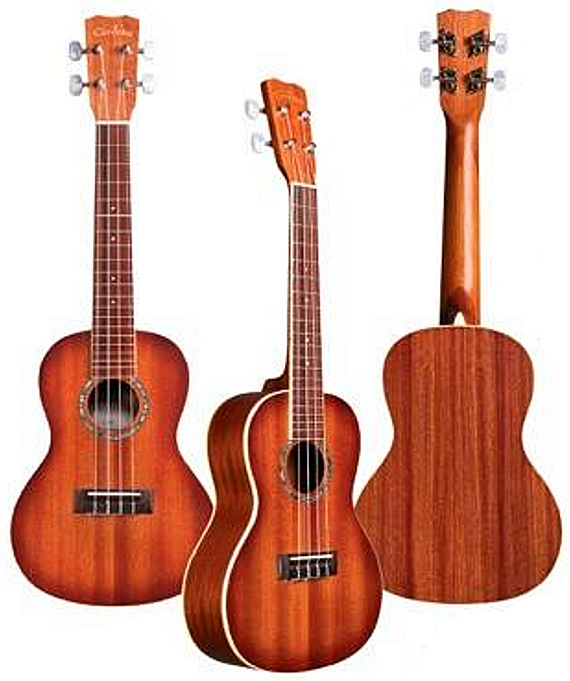 Cordoba 15cm-e Concert Tout Acajou - Edge Burst - Ukulele - Variation 2