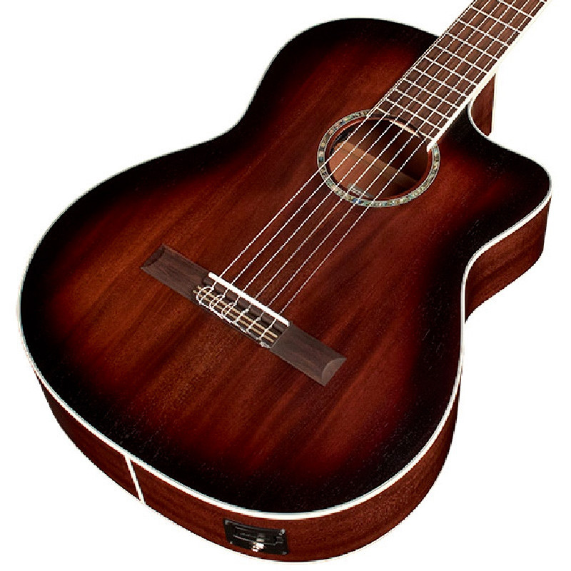 Cordoba C4-ce Iberia 4/4 Cw Epicea Acajou Pf - Charcoal Burst - Guitarra clásica 4/4 - Variation 2