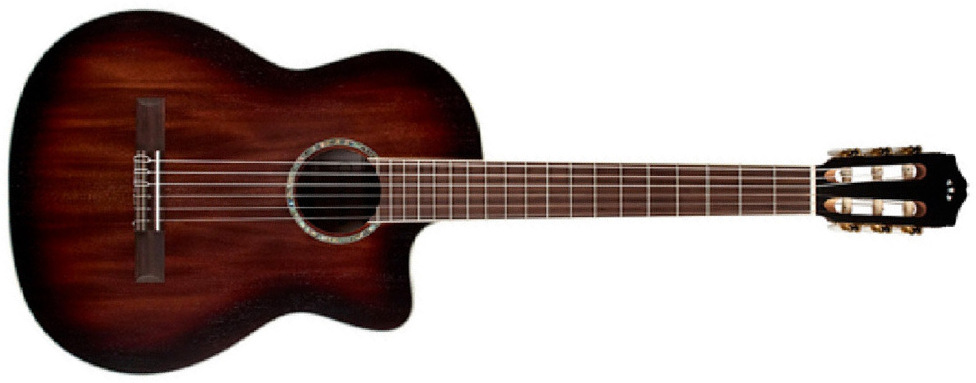 Cordoba C4-ce Iberia 4/4 Cw Epicea Acajou Pf - Charcoal Burst - Guitarra clásica 4/4 - Main picture