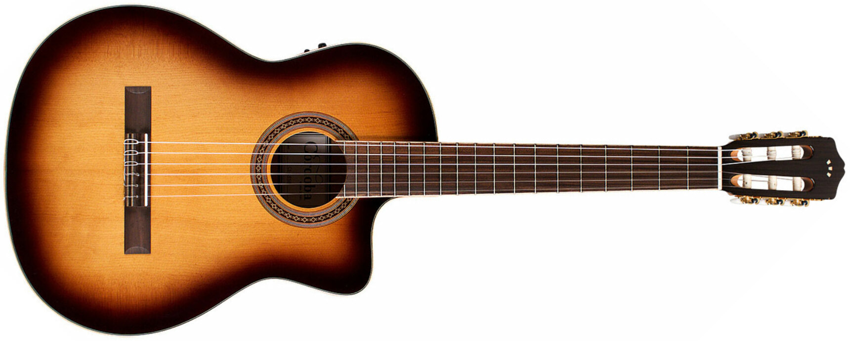 Cordoba C5-ce Sb Iberia 4/4 Cw Epicea Acajou Rw - Sunburst - Guitarra clásica 4/4 - Main picture