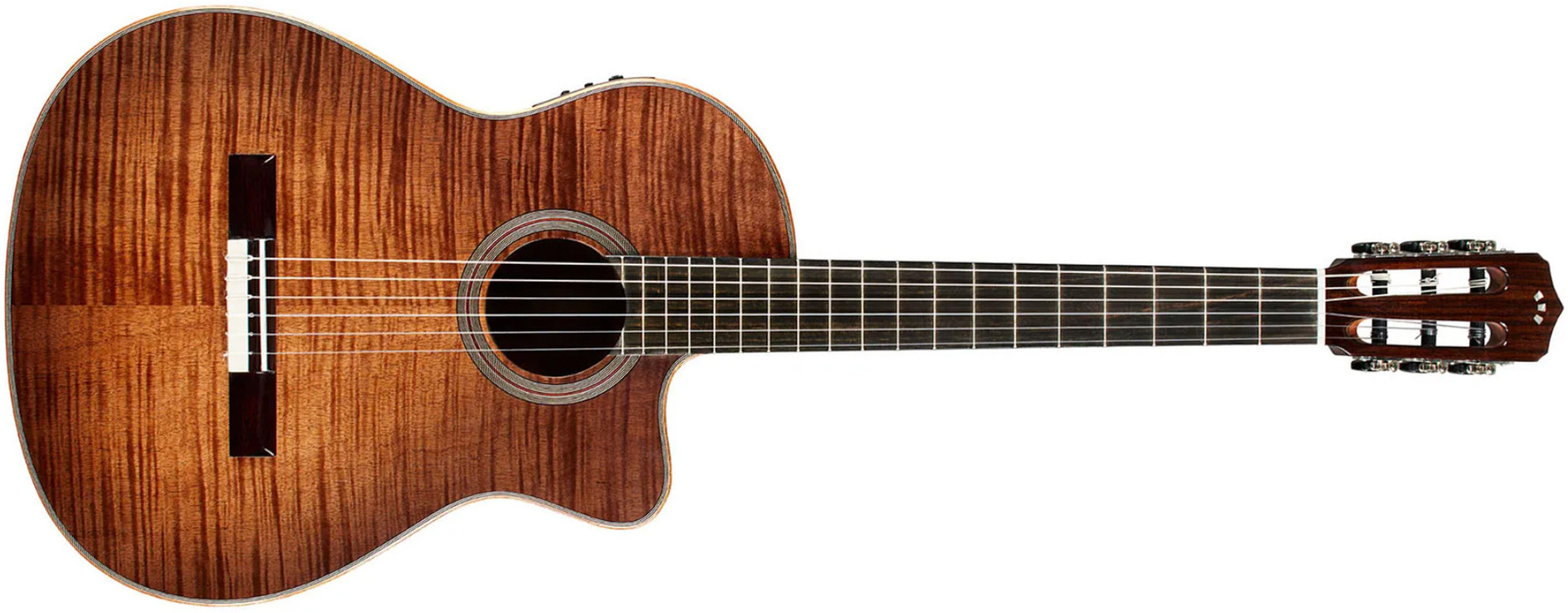 Cordoba Fusion 12 4/4 Cw Epicea Okoume Eb - Cinammon Burst - Guitarra clásica 4/4 - Main picture