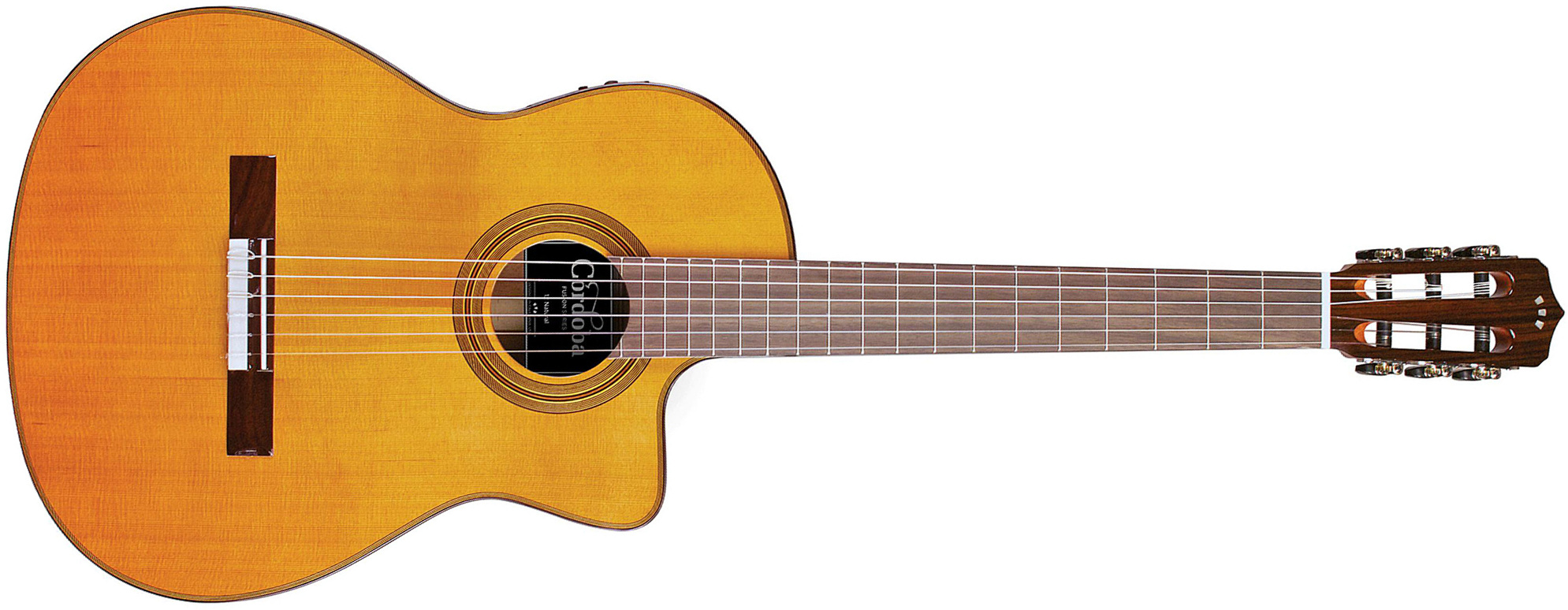 Cordoba Fusion 12 Natural Cedar Cw Fishman Presys - Natural - Guitarra clásica 4/4 - Main picture