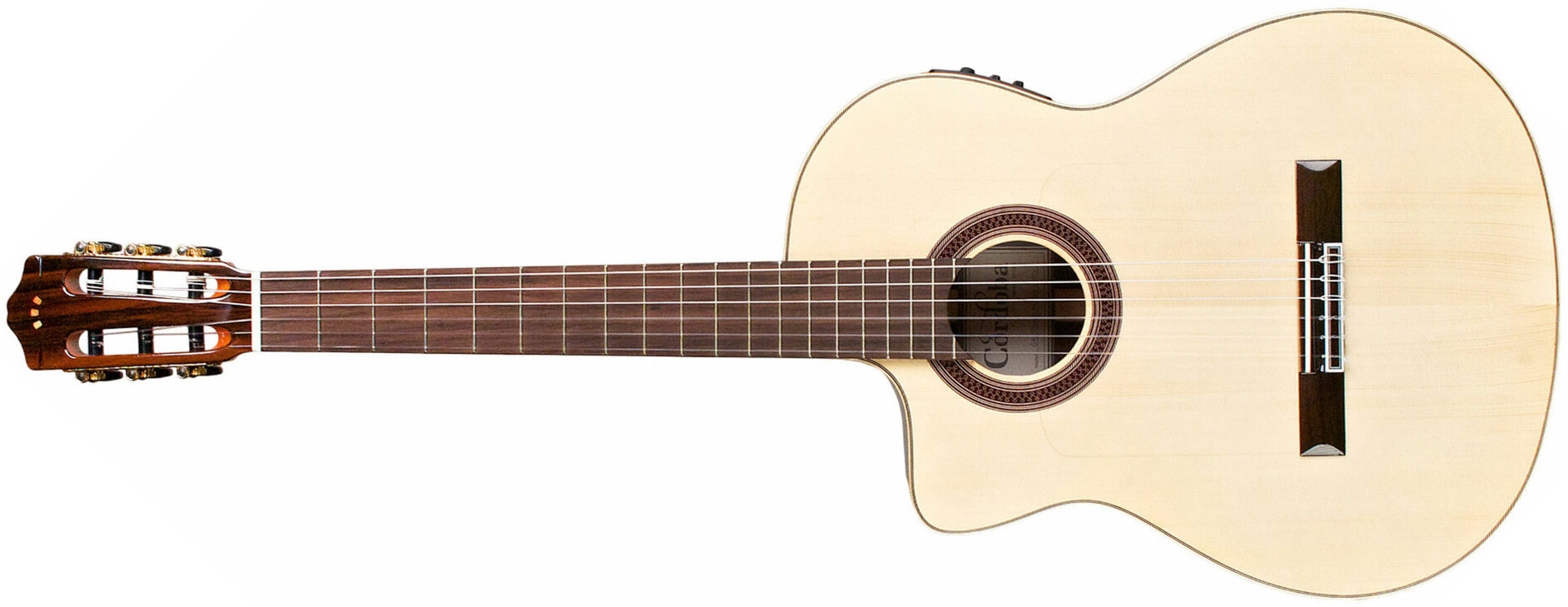 Cordoba Gipsy Kings Gk Studio Negra Lh Gaucher Cw Epicea Palissandre Rw - Natural - Guitarra clásica 4/4 - Main picture