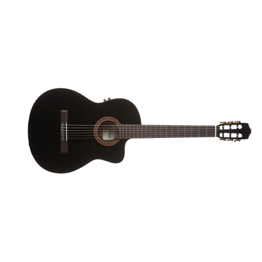 Cordoba Iberia C5-cet Thin Body - Black - Guitarra clásica 4/4 - Main picture