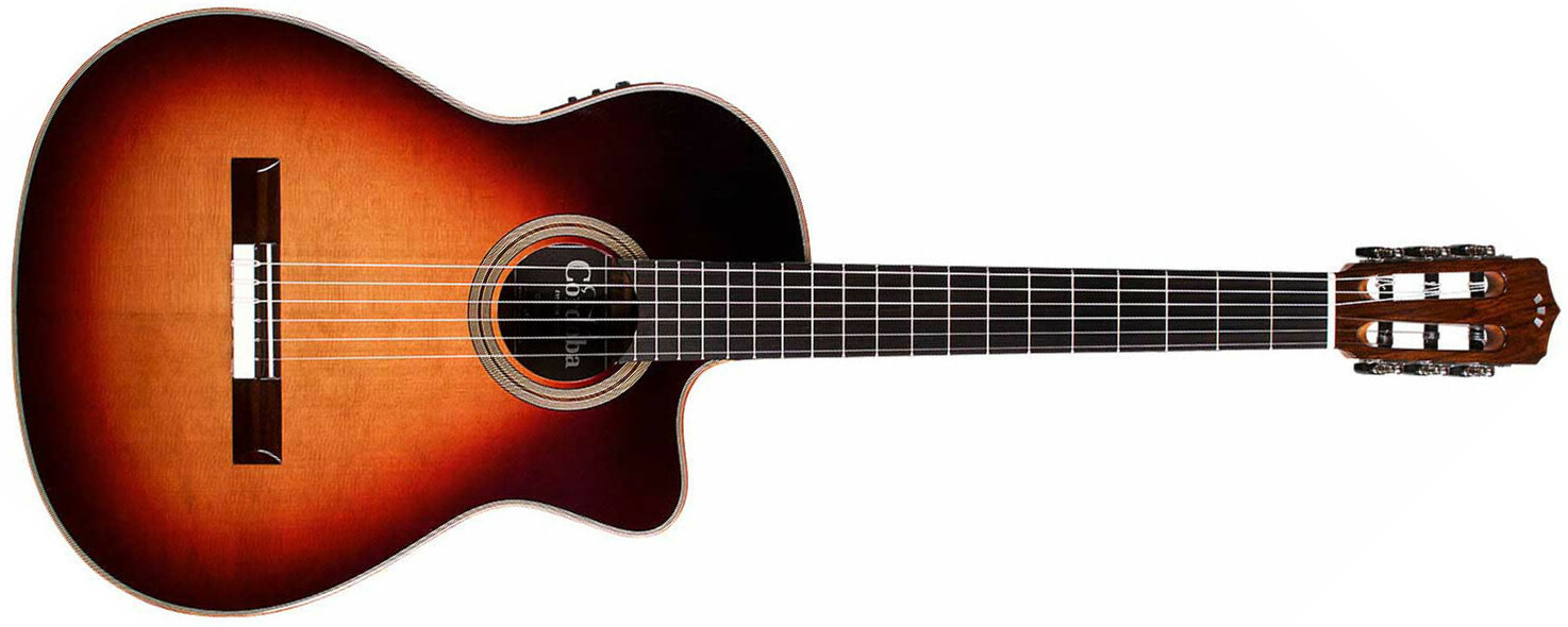 Cordoba Orchestra Cd Ce Fusion Cedre Palissandre Eb - Tear Drop Burst - Guitarra clásica 4/4 - Main picture