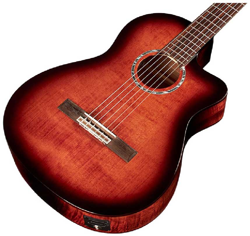 Cordoba Fusion 5 4/4 Cw Epicea Acajou Pf - Edge Burst - Guitarra clásica 4/4 - Variation 2