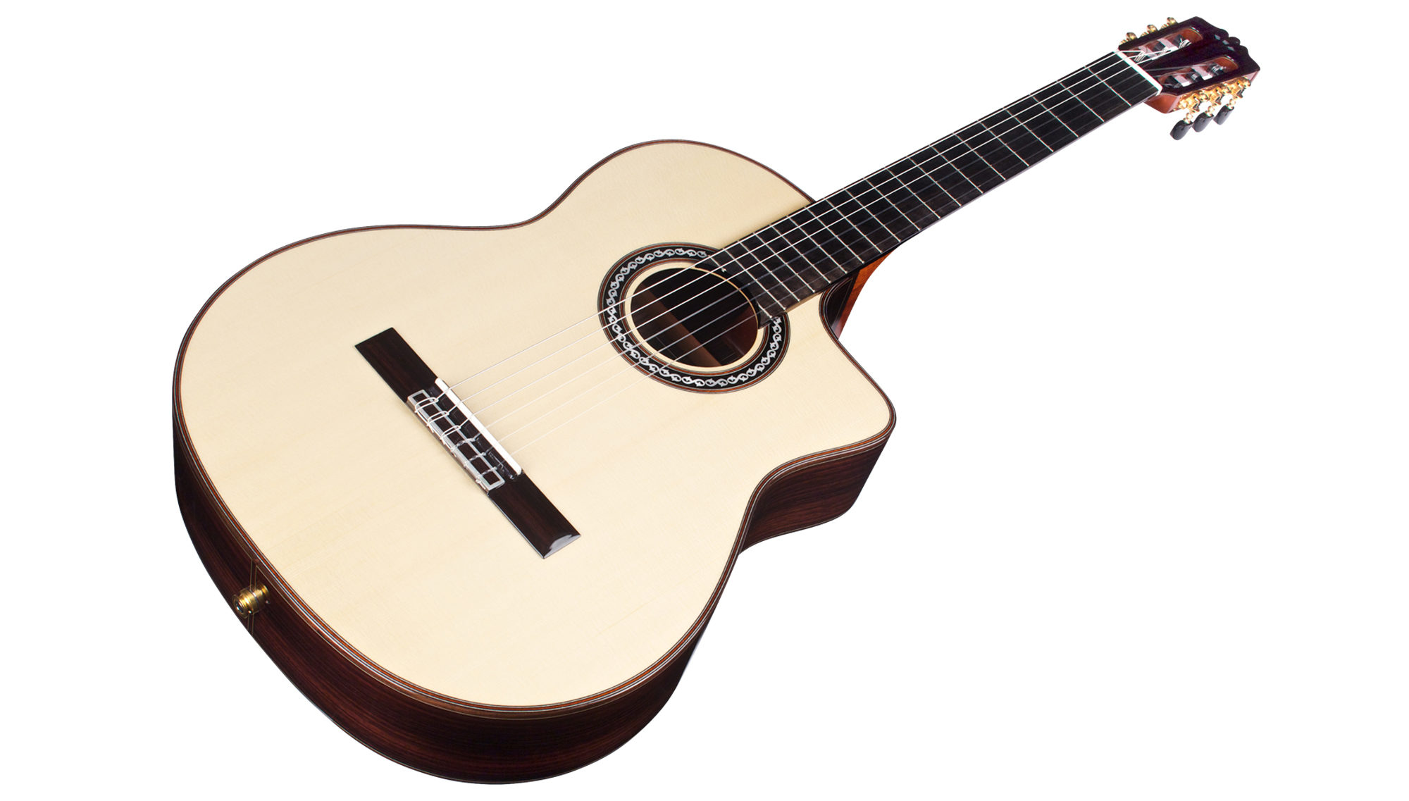 Cordoba Gk Pro Negra 4/4 Cw Epicea Palissandre Eb +etui - Natural - Guitarra clásica 4/4 - Variation 2