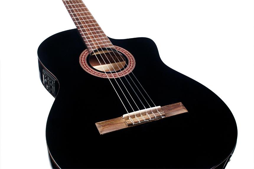 Cordoba Iberia C5-cet Thin Body - Black - Guitarra clásica 4/4 - Variation 2