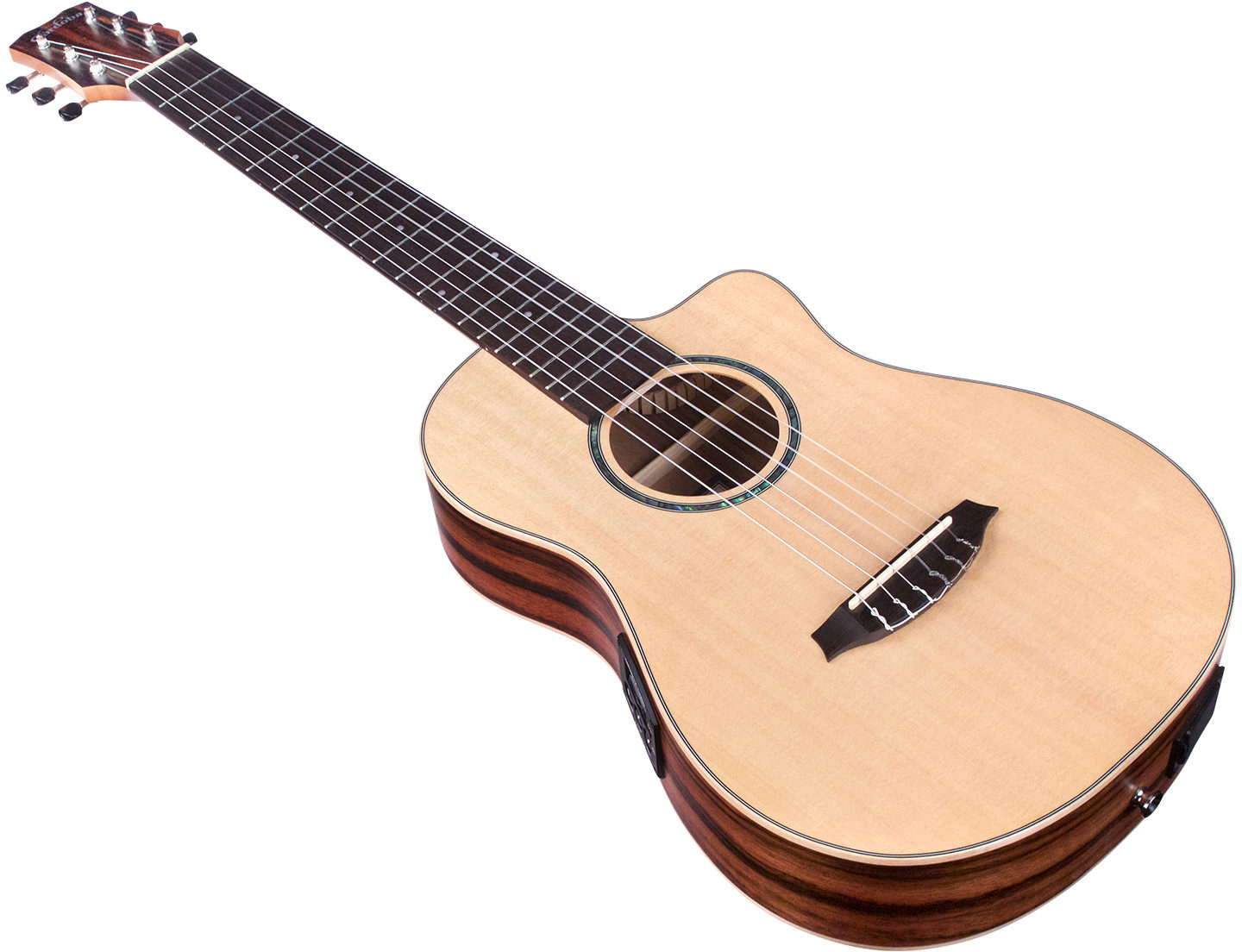 Cordoba Mini Ii Eb-ce Epicea Ebene Pf - Natural - Guitarra clásica 1/2 - Variation 2