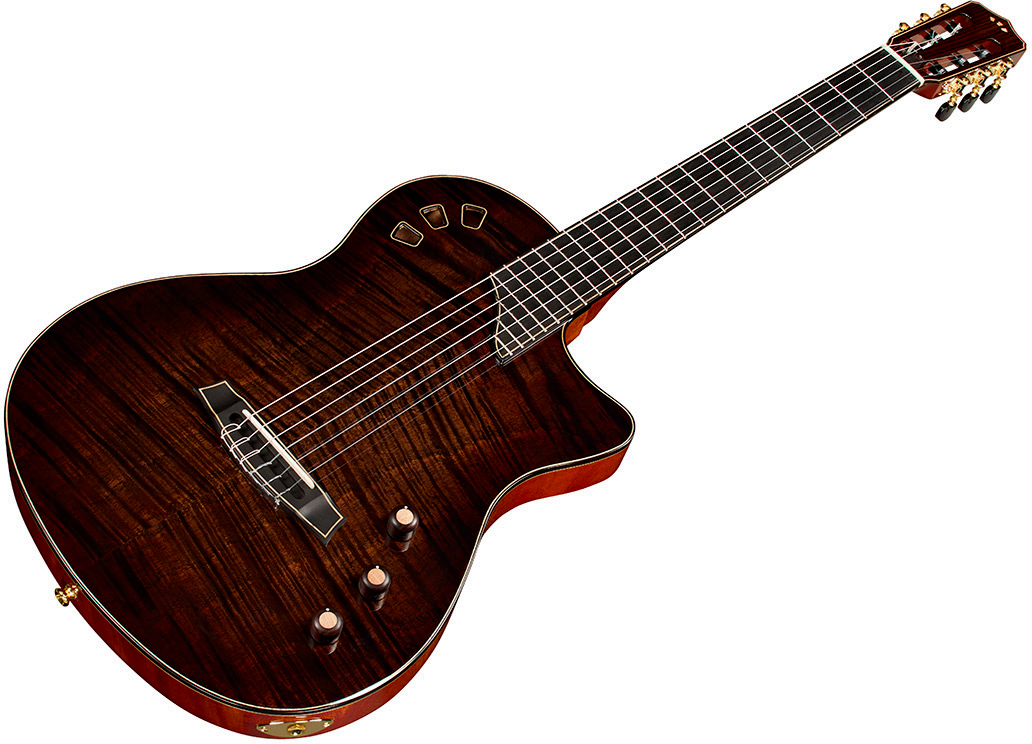 Cordoba Stage Artist Cw Epicea Acajou Eb - Habano Burst - Guitarra clásica 4/4 - Variation 2