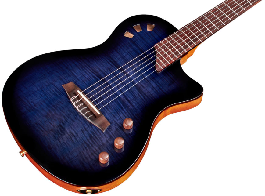 Cordoba Stage Ltd Cw Epicea Acajou Pf - Blue Burst - Guitarra clásica 4/4 - Variation 1