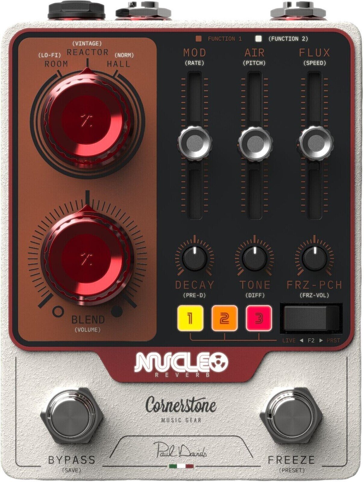 Cornerstone Music Gear Nucleo Stereo Reverb - Pedal de reverb / delay / eco - Main picture