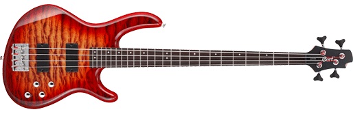 Cort Action Dlx Plus Crs Active Rw - Cherry Red Sunburst - Bajo eléctrico de cuerpo sólido - Variation 1