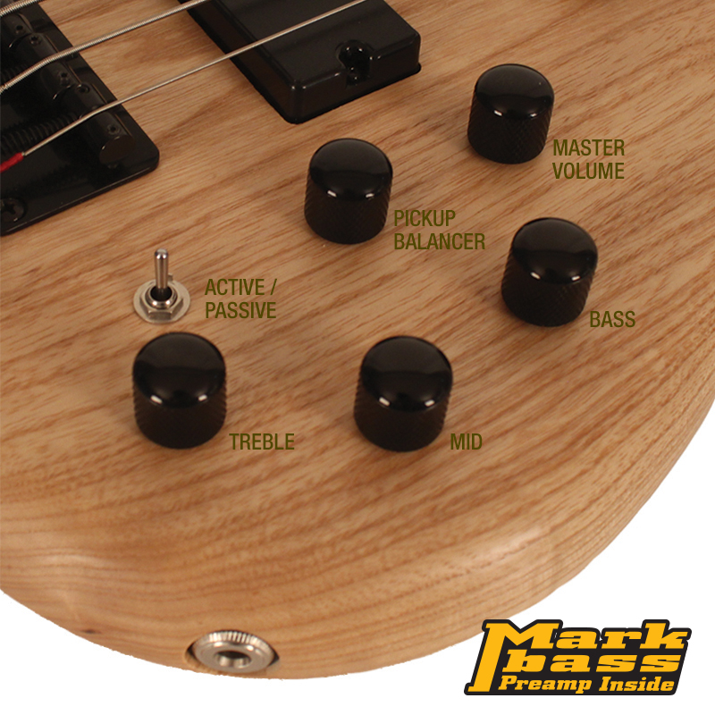 Cort Action Dlx As Opn Ash Rw - Natural Open Pore - Bajo eléctrico de cuerpo sólido - Variation 2