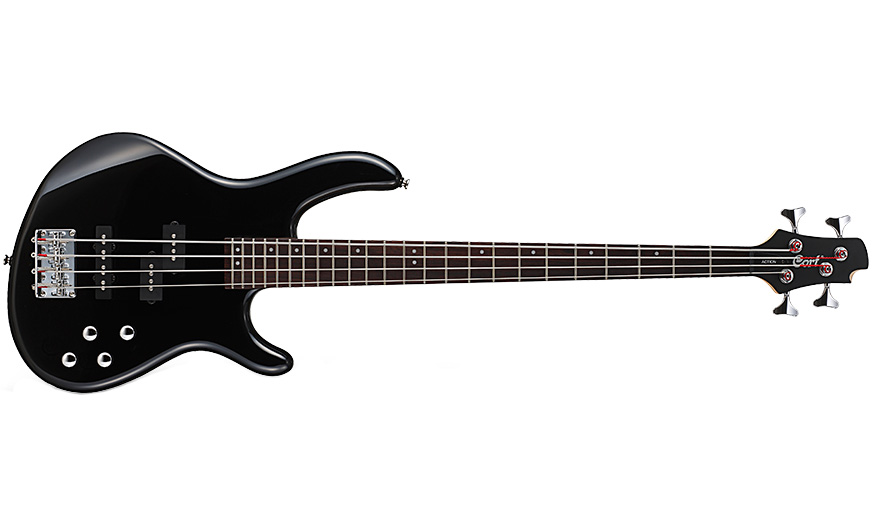 Cort Action Bass Plus Bk - Black - Bajo eléctrico de cuerpo sólido - Variation 1