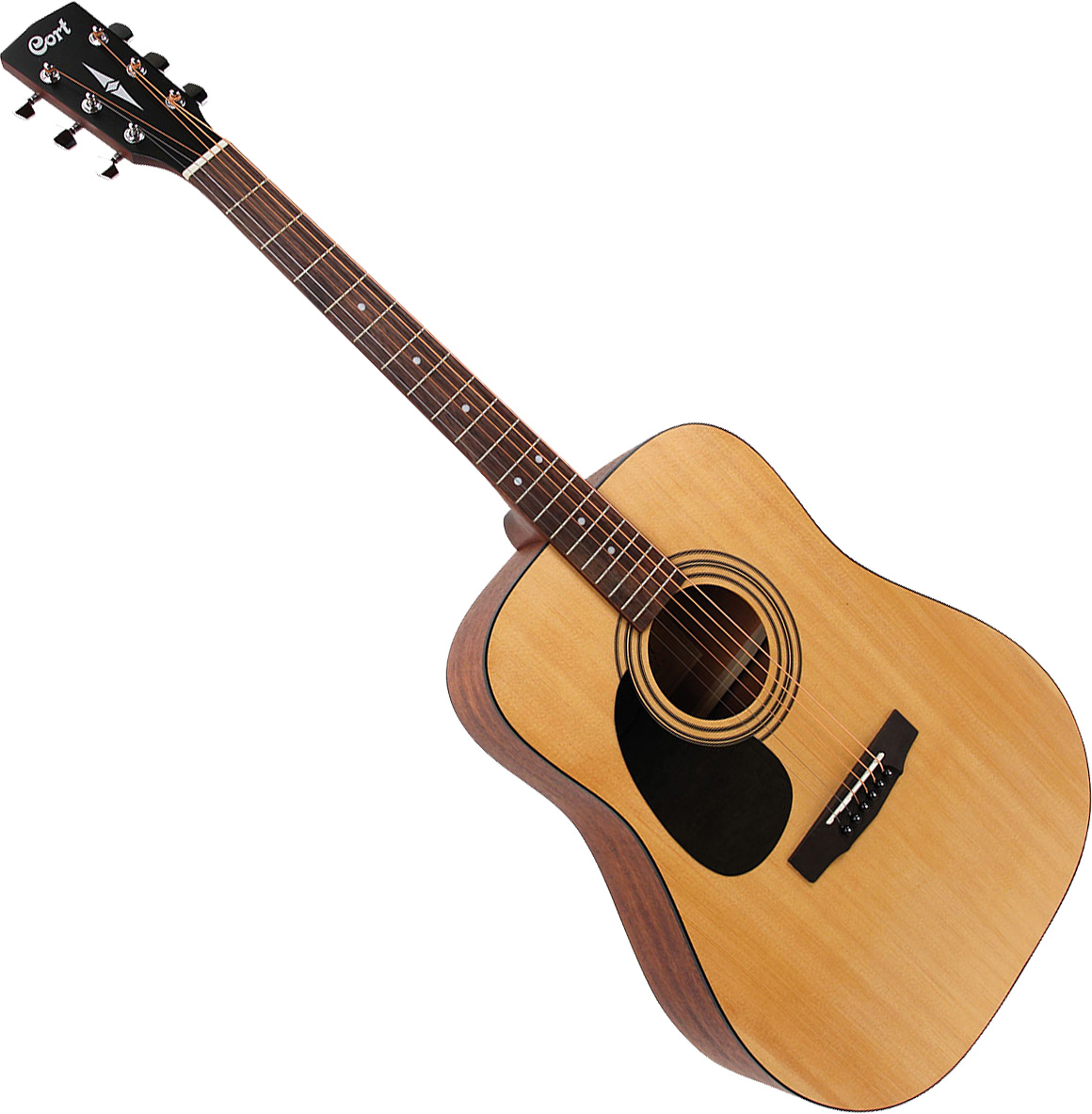 Guitarra acústica \u0026 electro Cort AD810 Left-Handed - natural open pore