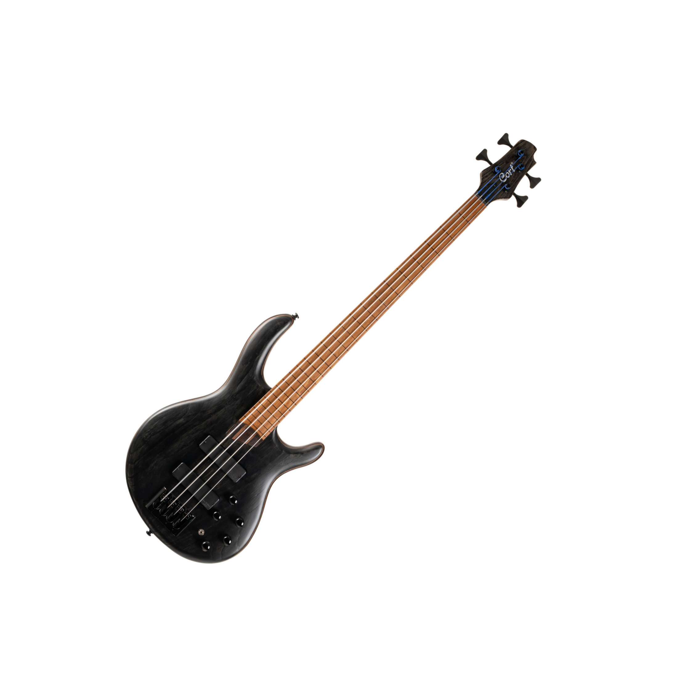 Cort B4 Element Active Bartolini Fretless Mn - Black - Bajo eléctrico de cuerpo sólido - Variation 1