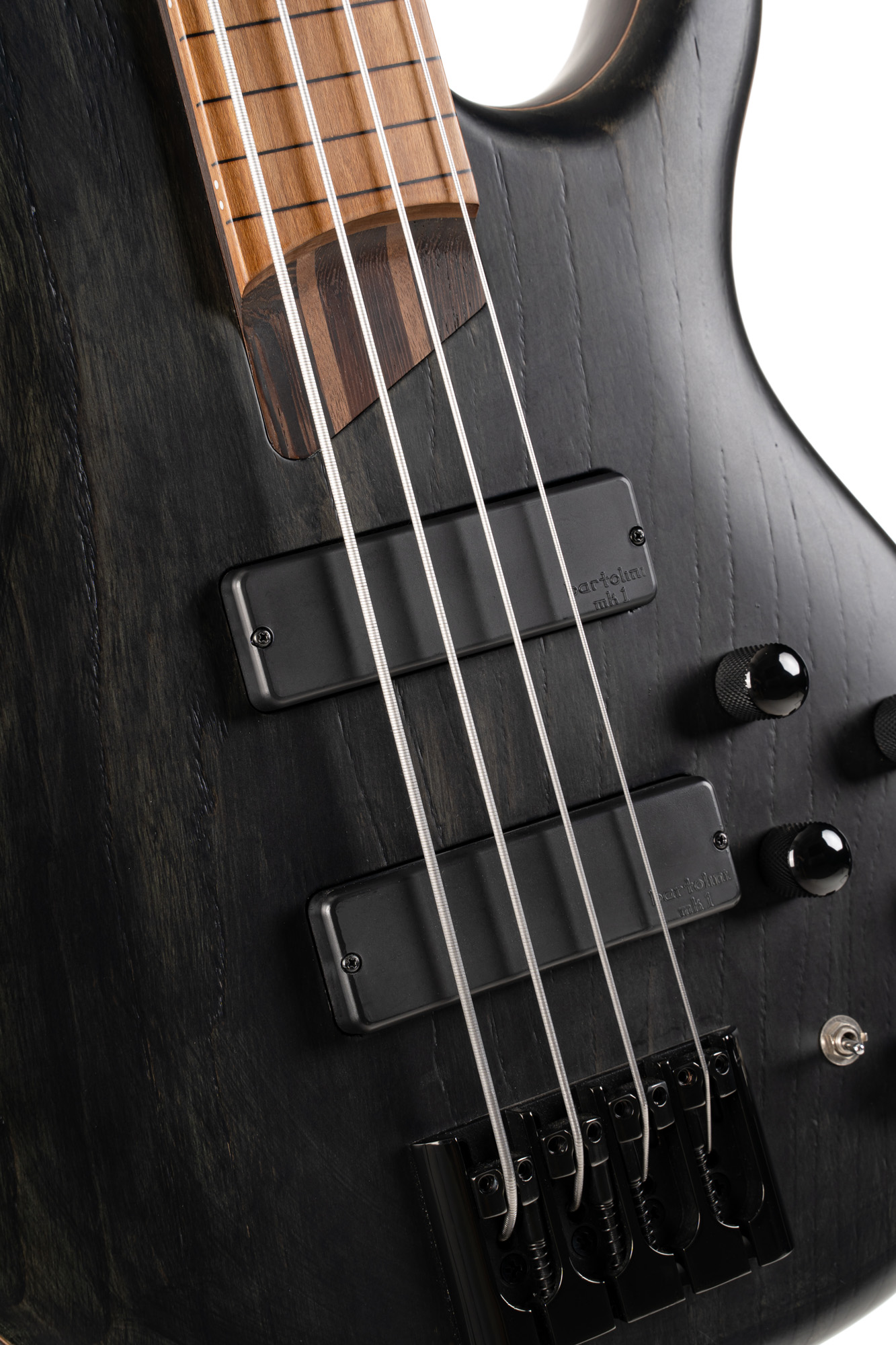 Cort B4 Element Active Bartolini Fretless Mn - Black - Bajo eléctrico de cuerpo sólido - Variation 3