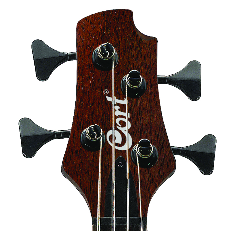 Cort B4 Plus Mh Opm Artisan Active Bartonini Rw - Open Pore Mahogany - Bajo eléctrico de cuerpo sólido - Variation 3