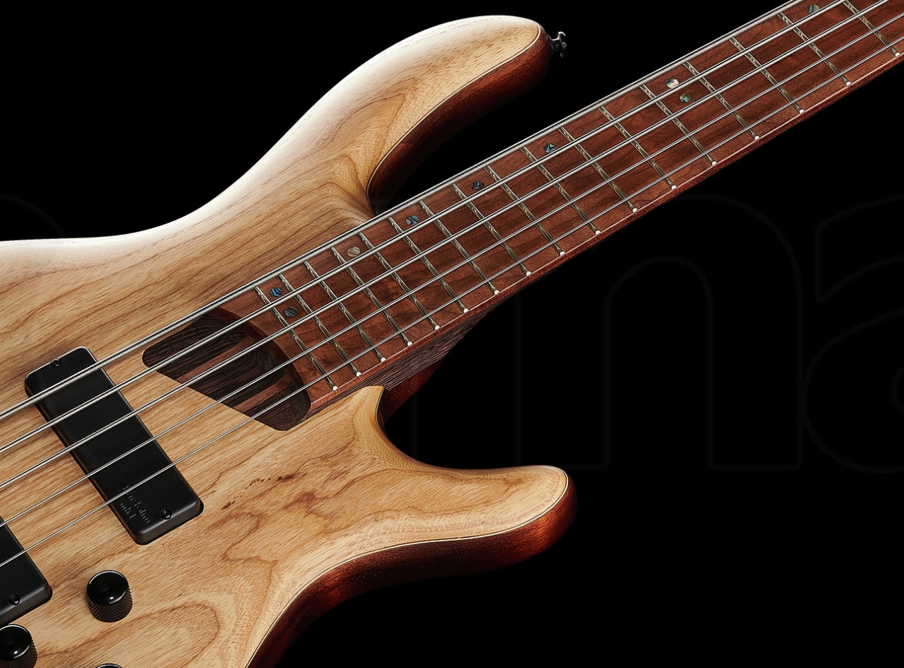 Cort B5 Element Artisan 5c Active Bartolini Mn - Open Pore Natural - Bajo eléctrico de cuerpo sólido - Variation 2