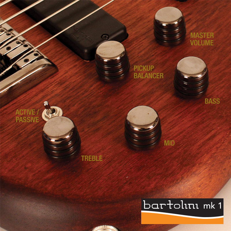 Cort B5 Plus Mh Opm Artisan 5-cordes Bartonini Rw - Open Pore Mahogany - Bajo eléctrico de cuerpo sólido - Variation 2