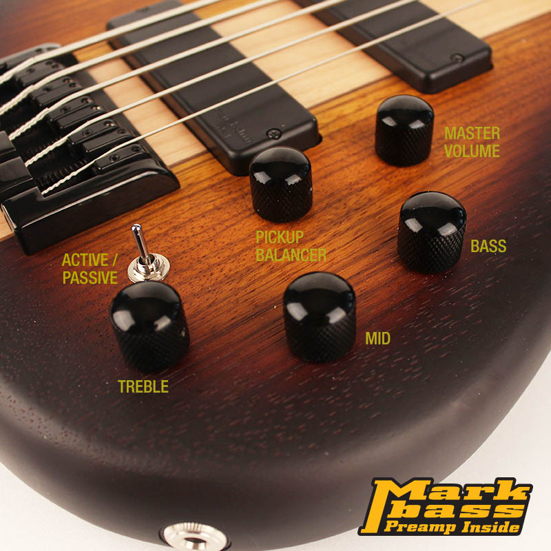 Cort C4 Plus Zbmh - Tobacco Burst - Bajo eléctrico de cuerpo sólido - Variation 3