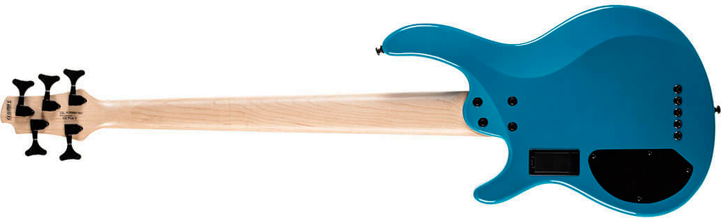 Cort C5 Deluxe Artisan 5c Active Bartolini Jat - Candy Blue - Bajo eléctrico de cuerpo sólido - Variation 1