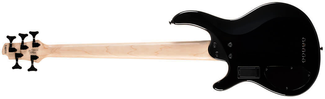 Cort C5 Deluxe Artisan 5c Active Bartolini Jat - Black - Bajo eléctrico de cuerpo sólido - Variation 1