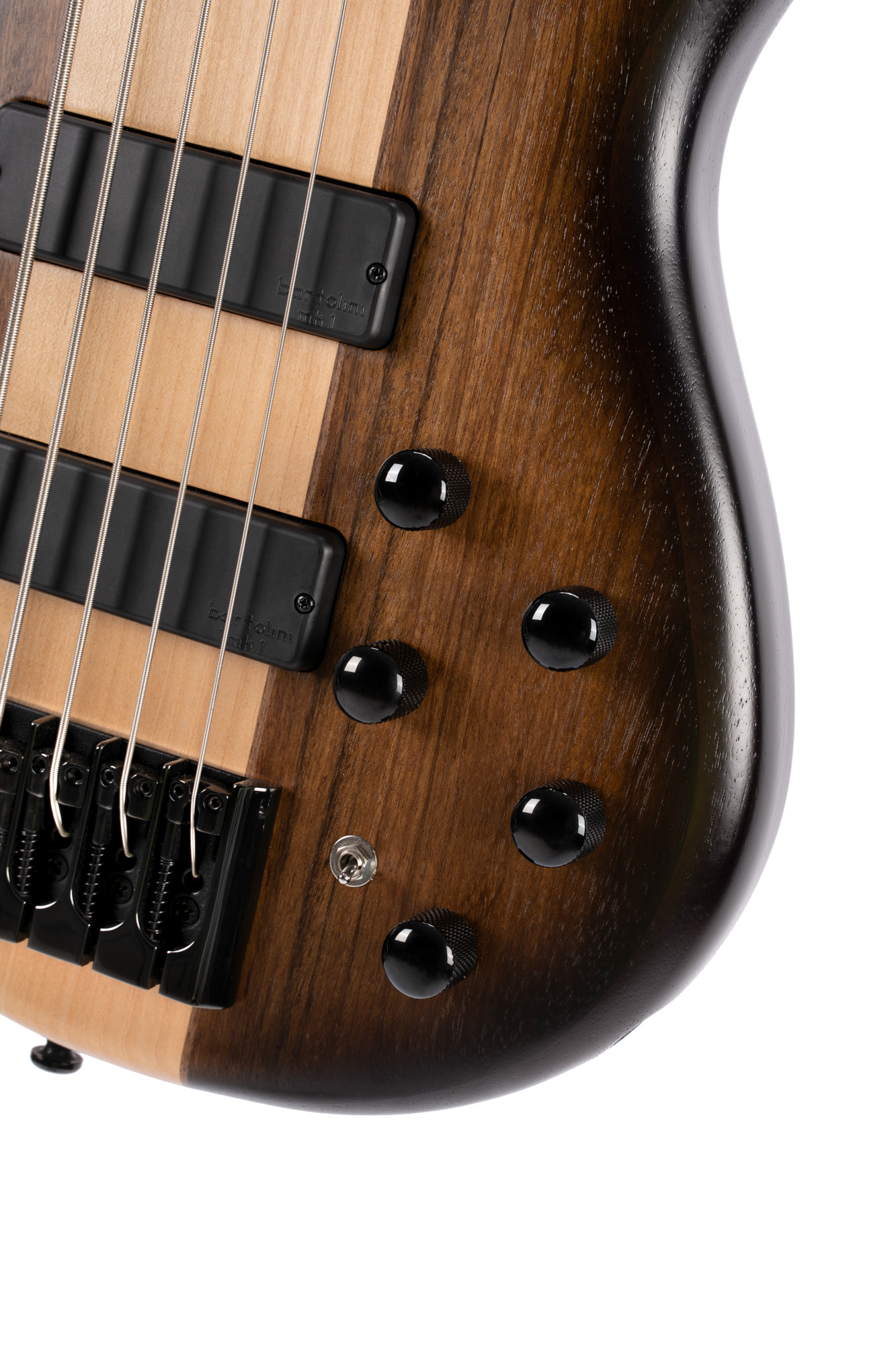 Cort C5 Plus Artisan C Ovmh Hh Ja - Antique Brown Burst - Bajo eléctrico de cuerpo sólido - Variation 2