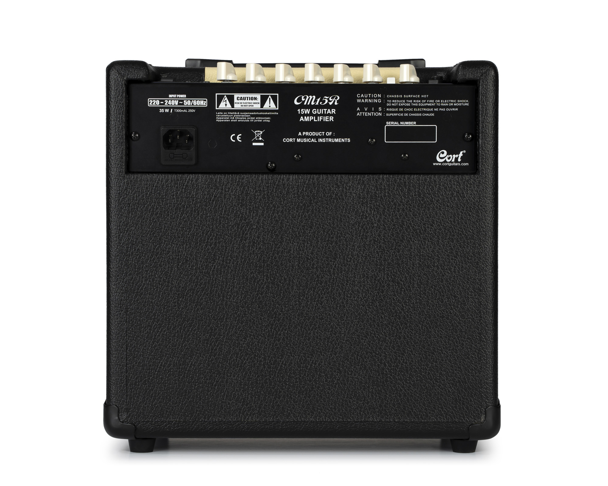 Cort Cm15rbk 15w Reverb Noir 1x8 - Combo amplificador para guitarra eléctrica - Variation 1